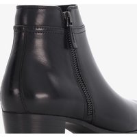 Hush Puppies leren dames enkellaarsjes met hak