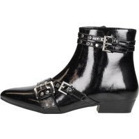 Sub55 - Enkellaarsjes Plat Zwartlak